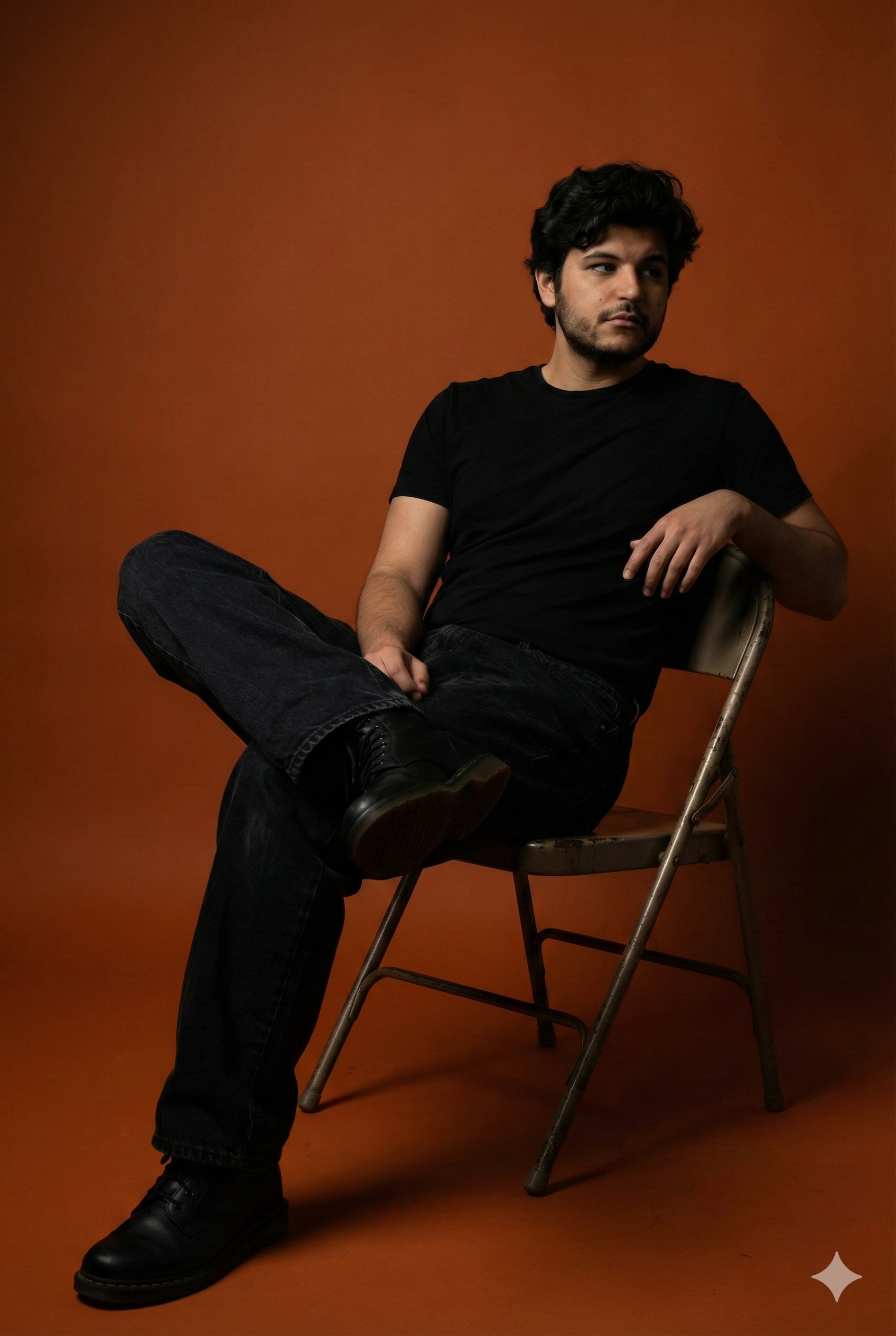 use model (the person in the image) you create a d