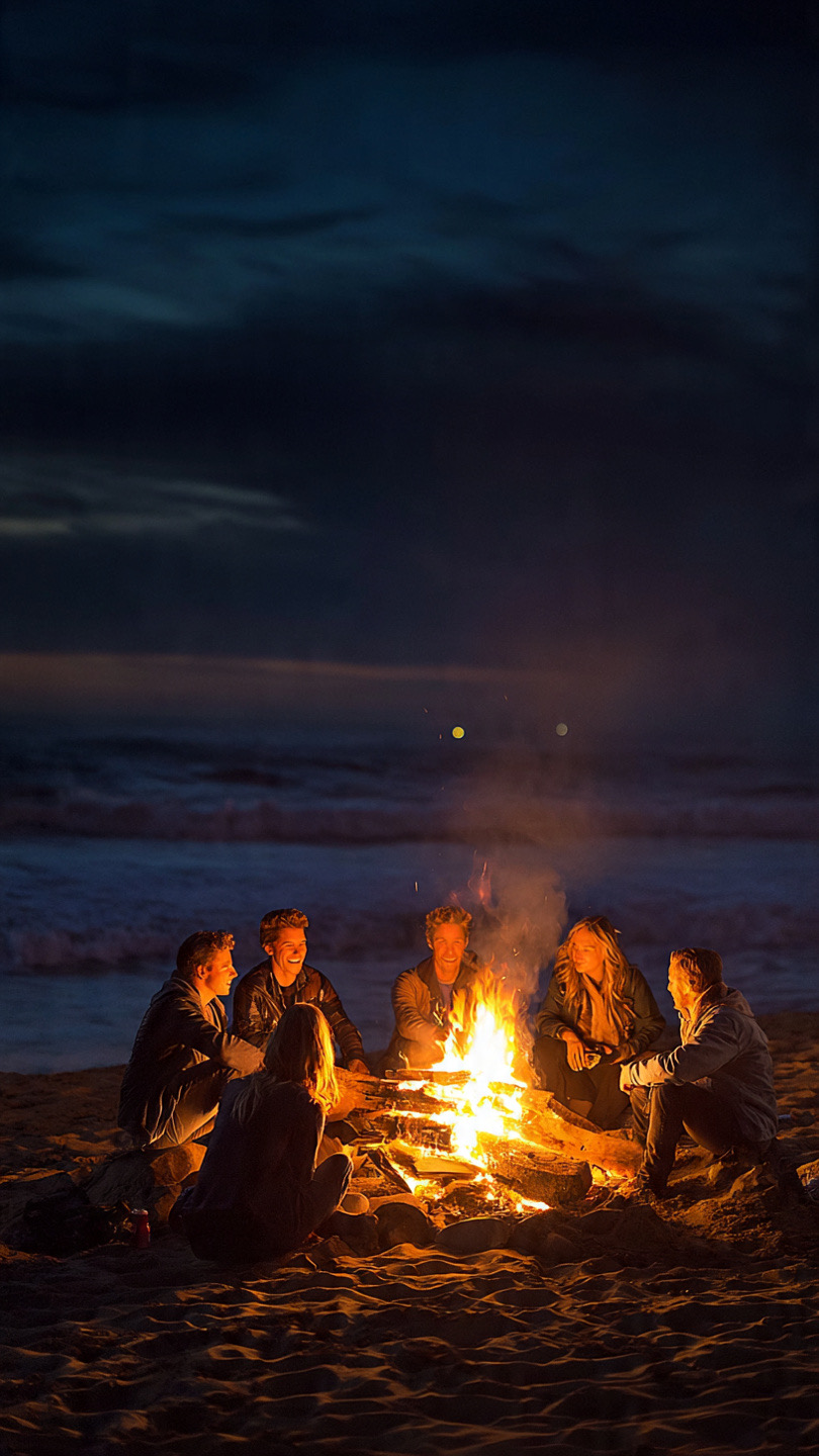 Beach Bonfire in California

A low-light digital