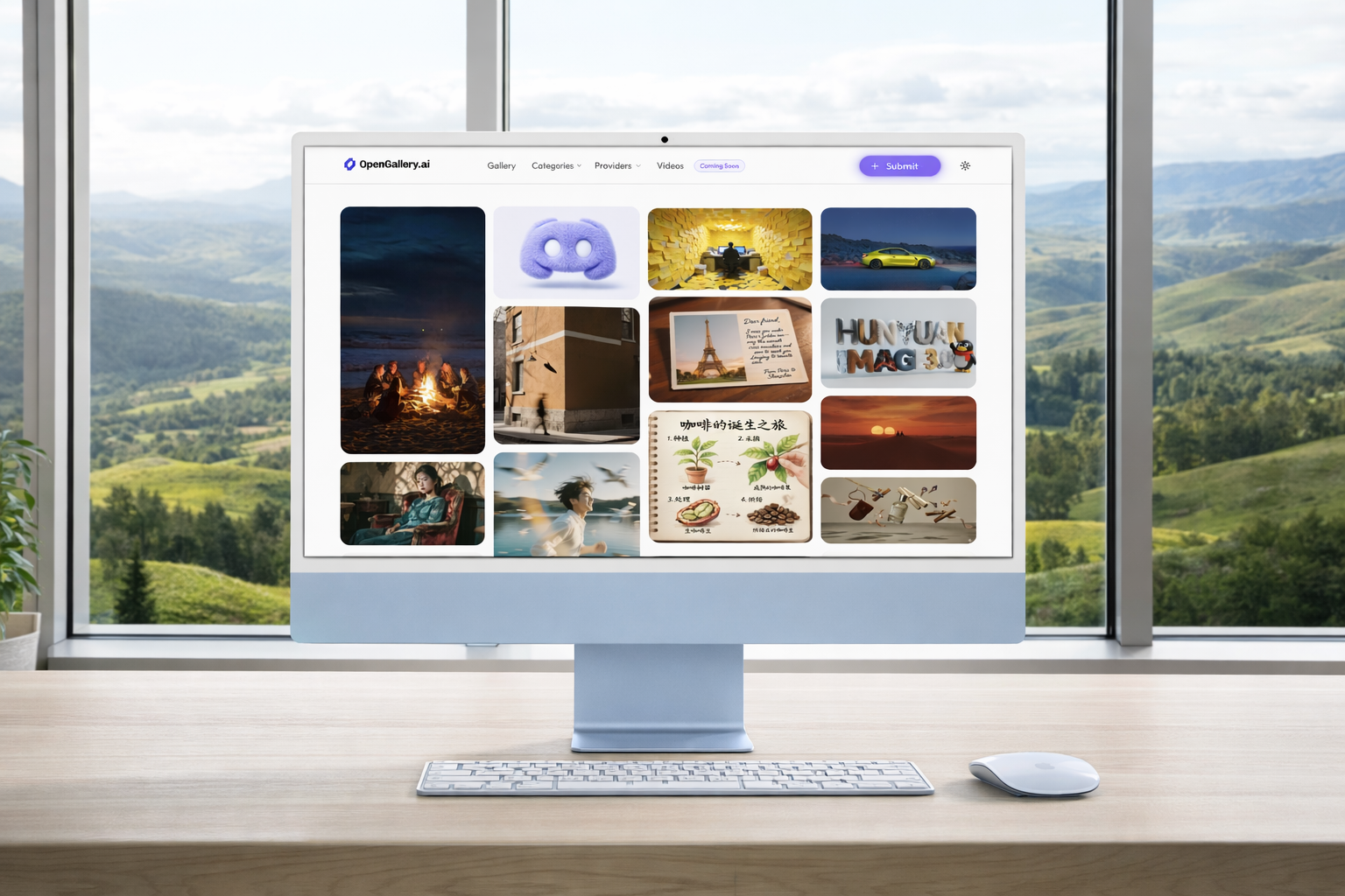 Place the website in the first photo onto the scre