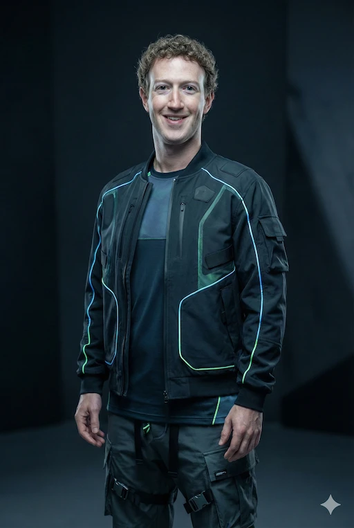 {
"prompt": "Ultra-detailed futuristic portrait of a man (same proportions and facial structure as the reference), standing confidently in a modern studio. The scene feels cinematic and minimal, with a dark background that gently fades into shadow so all attention stays on him. He is wearing cyber-inspired streetwear: a sleek tech-fabric jacket with subtle neon seams, modular panels, lightweight hood, and discreet utility pockets — paired with fitted techwear pants and minimal sneakers. The outfit feels stylish, futuristic, and urban, clearly different from the original wardrobe. His posture is relaxed but confident, natural expression, charismatic presence. Camera framing: waist-up to full-body, shallow depth of field, subject in sharp focus with softly blurred background. Lighting: soft key light plus faint rim light, cinematic contrast, no harsh reflections. Color palette: cool futuristic tones, slightly desaturated, high-detail textures in fabrics and skin. Visual style: editorial fashion studio portrait, photorealistic, high resolution, 50–85mm lens feel, f/2.0 depth, clean balanced composition, film-quality grade.",
"negative_prompt": "same outfit as reference, leather jacket, casual layered jacket, clutter, props, busy background, distortion, cartoon style, extra people, glossy reflections, plastic-looking textures, unrealistic lighting, oversaturated colors",
"settings": {
"aspect_ratio": "2:3",
"quality": "high",
"version": "5",
"style": "cinematic",
"focus": "subject",
"depth_of_field": "shallow"
}
}