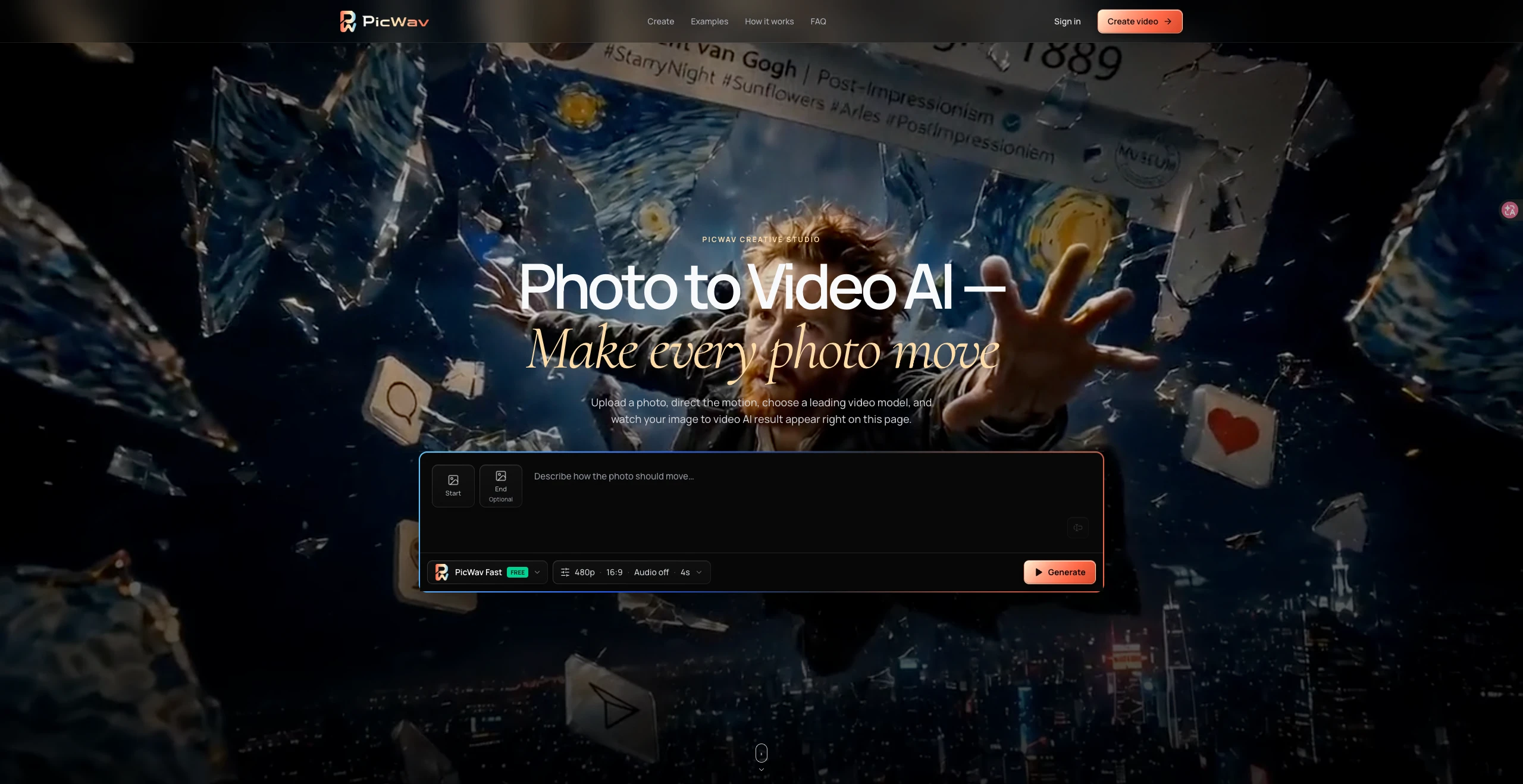 PicWav(https://picwav.com) is an AI-powered photo-