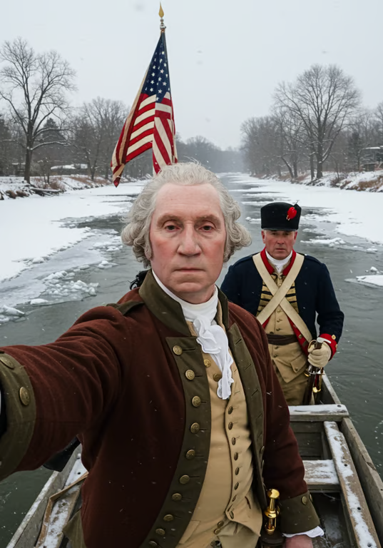 The selfie that was found on george washington's i