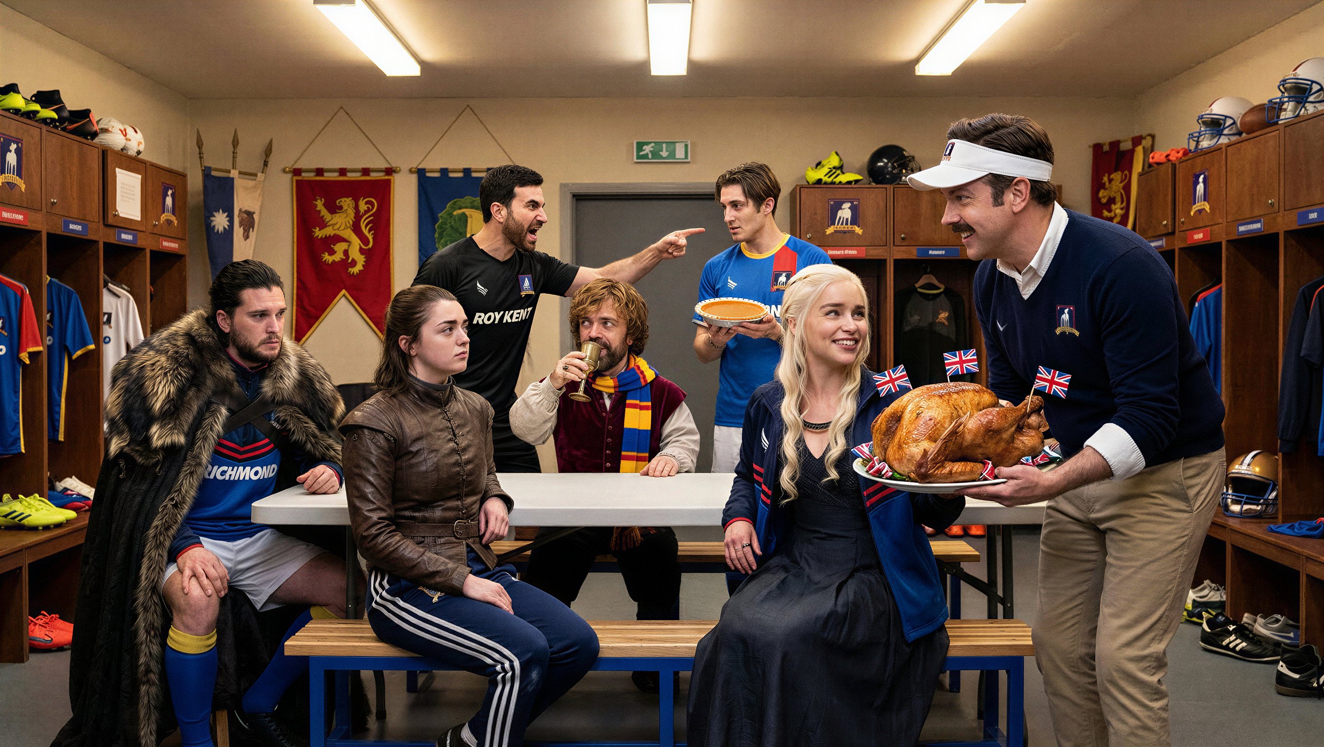 A surreal yet realistic crossover where Jon Snow, 