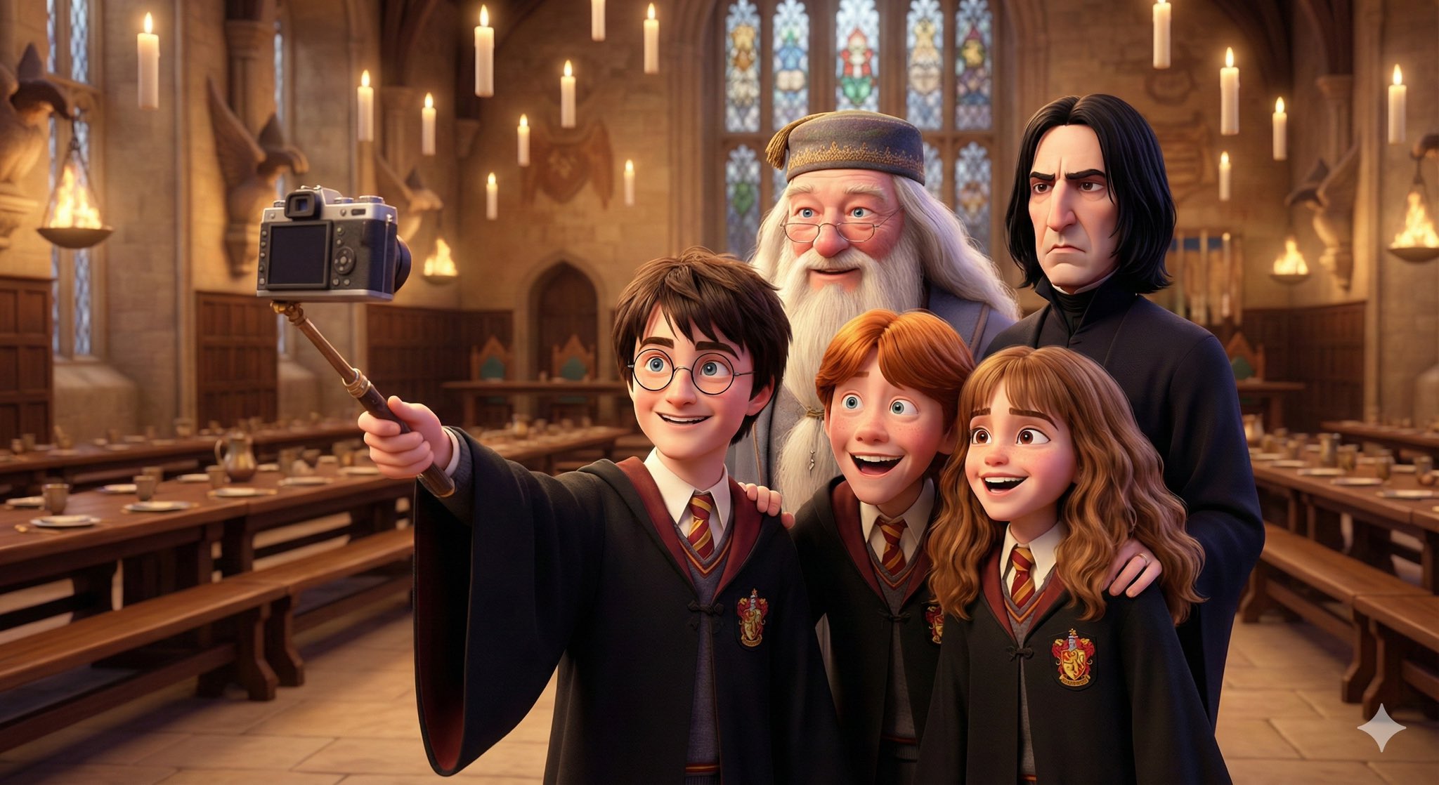 A vibrant Pixar-style 3D animated scene depicting 